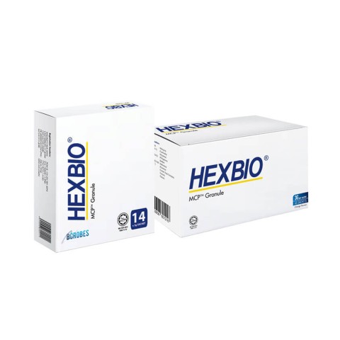 HEXBIO® MCP® 1 Month Supply (Elderly) <span class='product-subtitle'>1 box of 3g x 45’s + 1 box of 3g x 14’s</span>